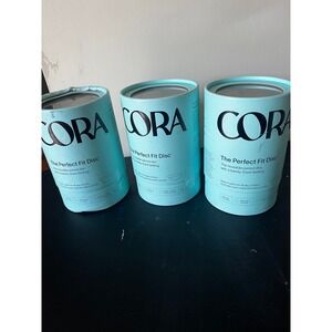Lot of 3 Cora The Perfect Fit Disc Reusable Period Disc Medical Grade Silicone